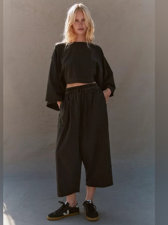 Free People Pants - NWT Free People | Check Me Out Harem Pant Set Black Large